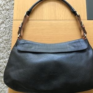 Claudia Firenze Italy Pebble leather shoulder Bag